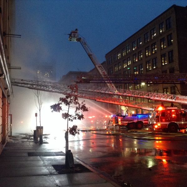 Photo: Fire on Summer Street