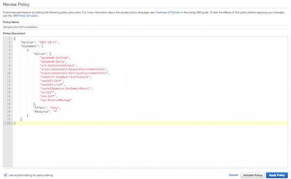 Managing Multiple Read Only AWS Privileges In a Decentralized Environment